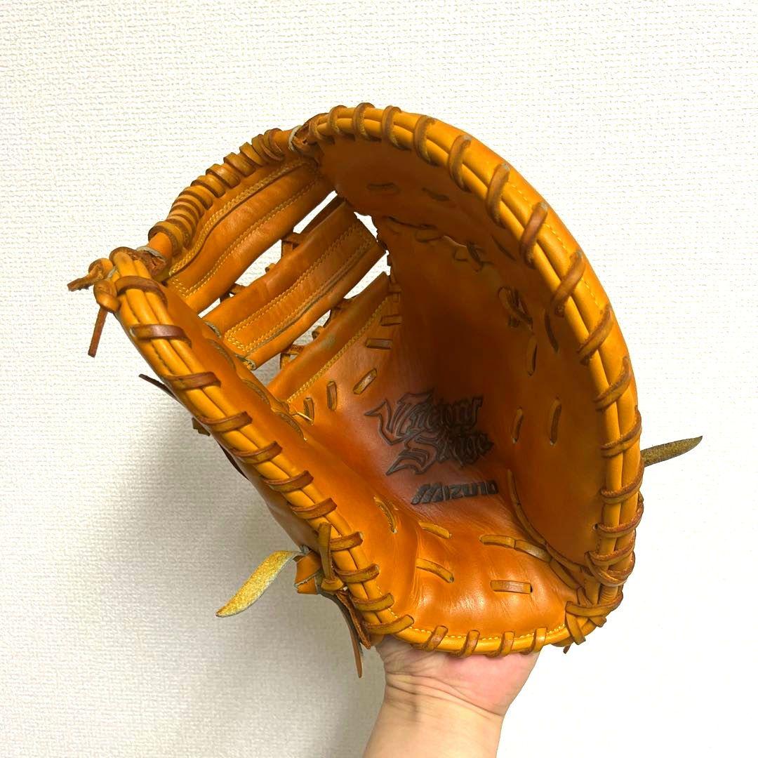 950 ミズノ ビクトリーステージ 極美品 即戦力 軟式 ファーストミット