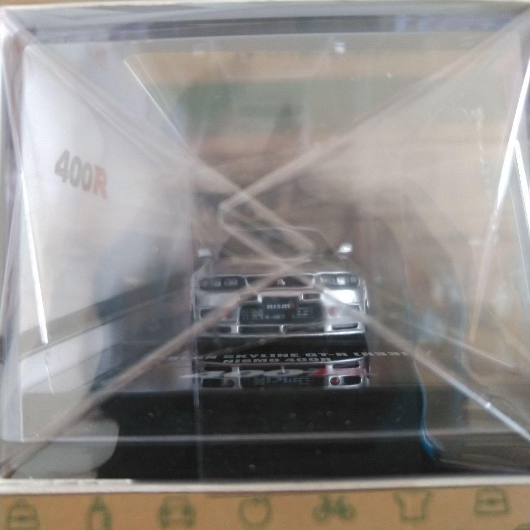 イノモデル1/64スカイラインGT-R33 400Rソニックシルバー