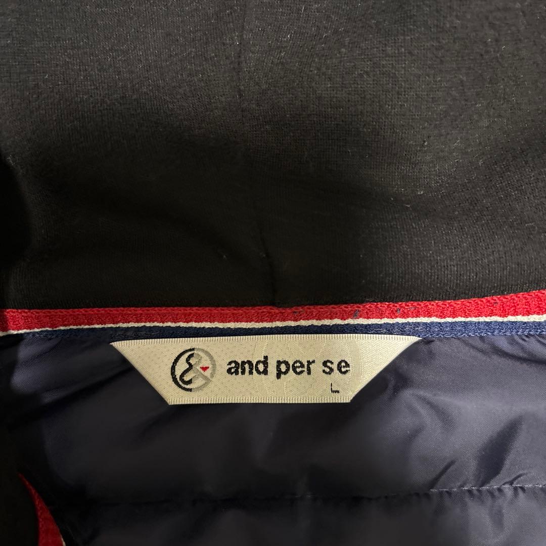 and per se アンパスィ　ブルゾン