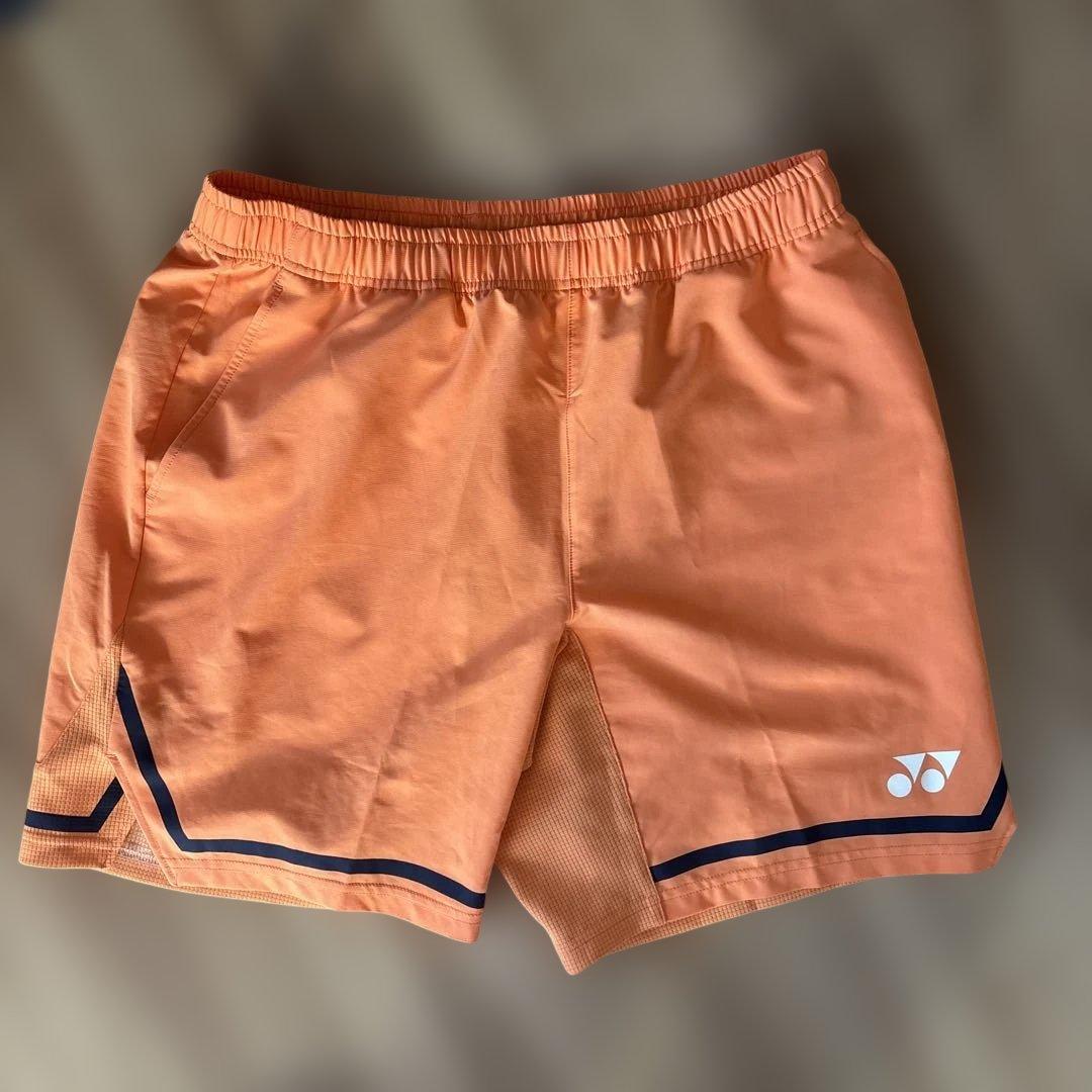 YONEX ハーフパンツ Lサイズ オレンジ 桃田賢斗 日本代表 バドミントン