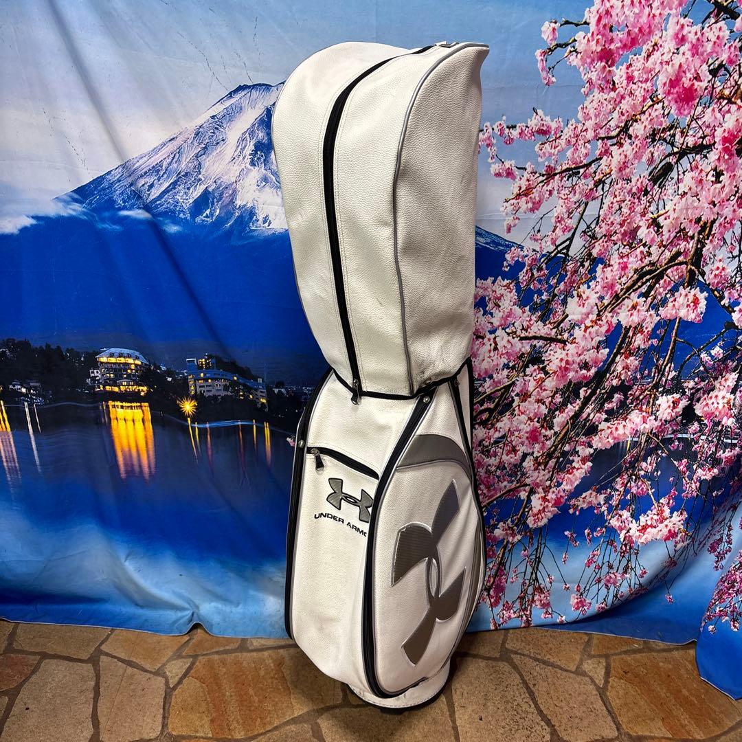 寶BV-1147 アンダーアーマー キャディバッグ ホワイト