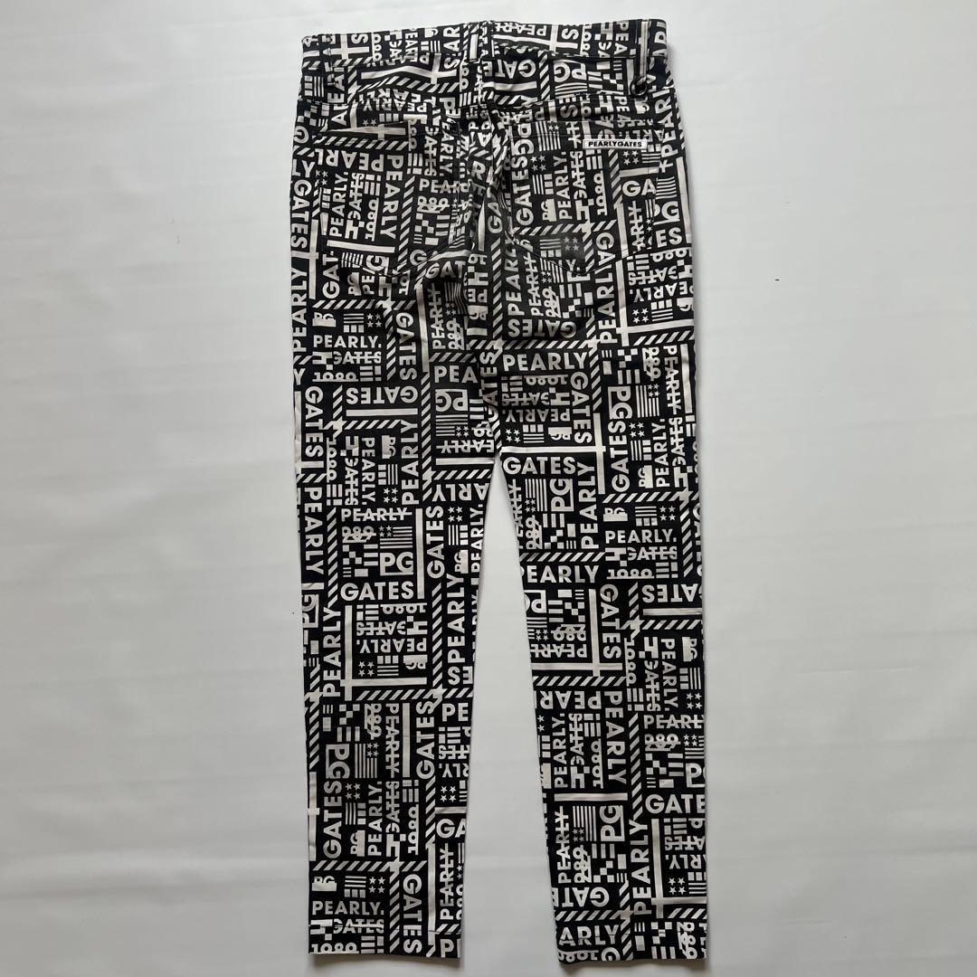 Pearly gates パーリーゲイツ　総柄　ゴルフパンツ　メンズ　M ロゴ