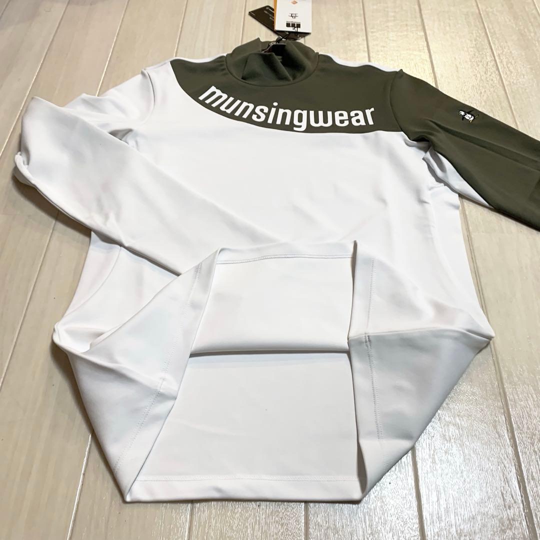 新品■16,500円【マンシングウェア 】レディース 長袖モックネックウェア M