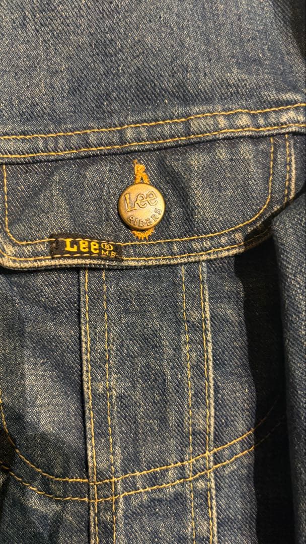 70s USA製 Lee 220 デニムジャケット ユニチケ付き