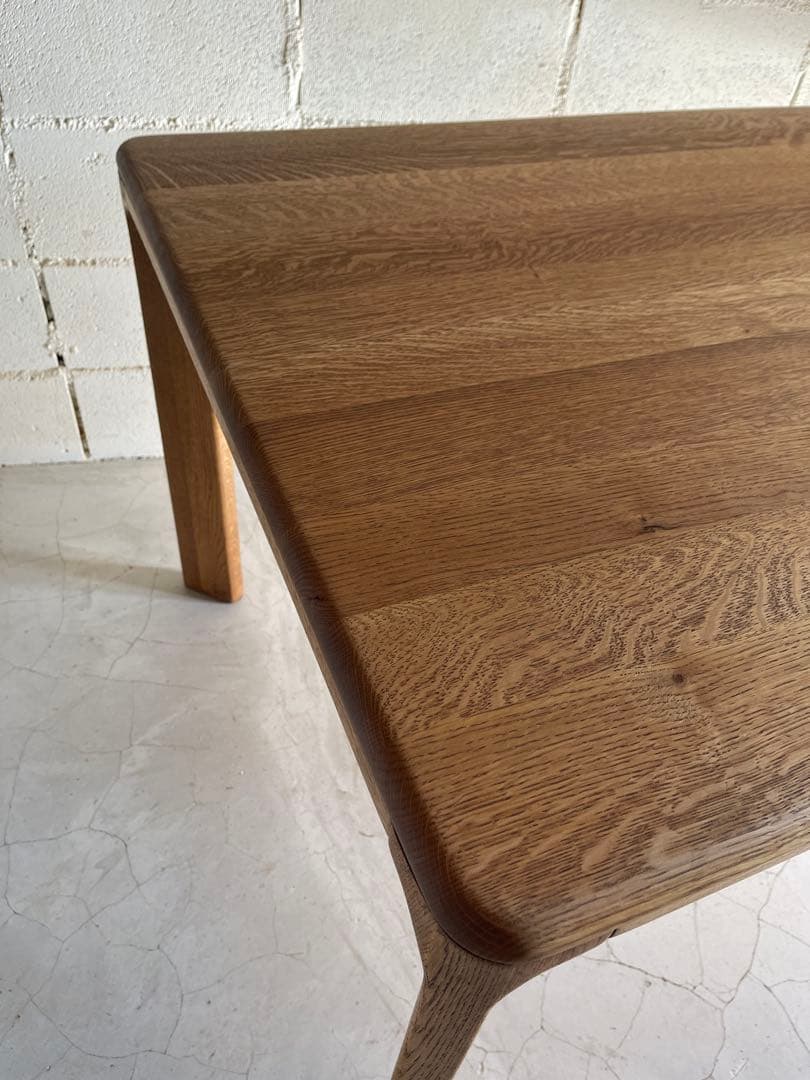 美品　希少　日進木工　天然木オーク無垢材　ヴィンテージ　ダイニングテーブル