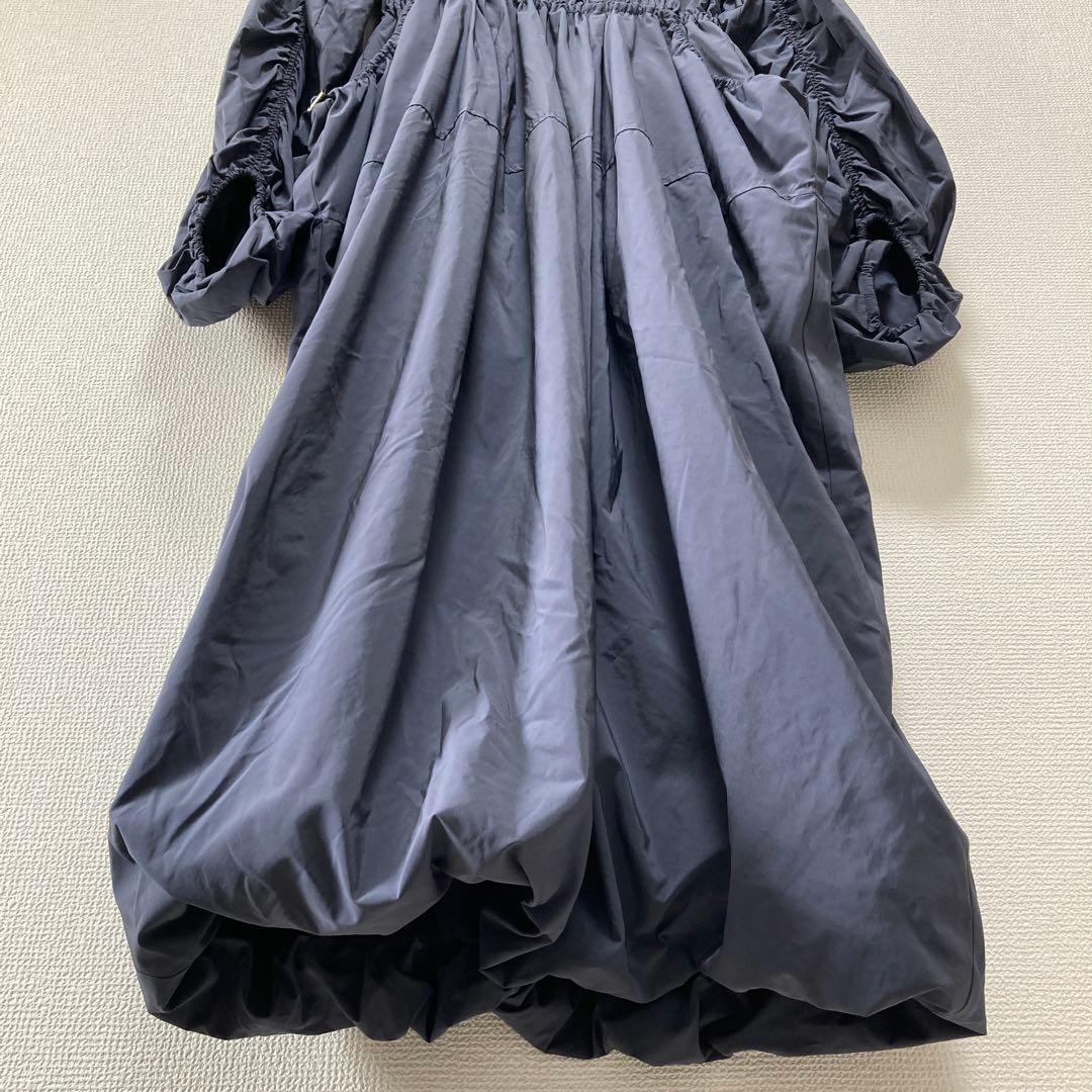 ETRE TOKYO エトレトウキョウ　ギャザーボリュームワンピース