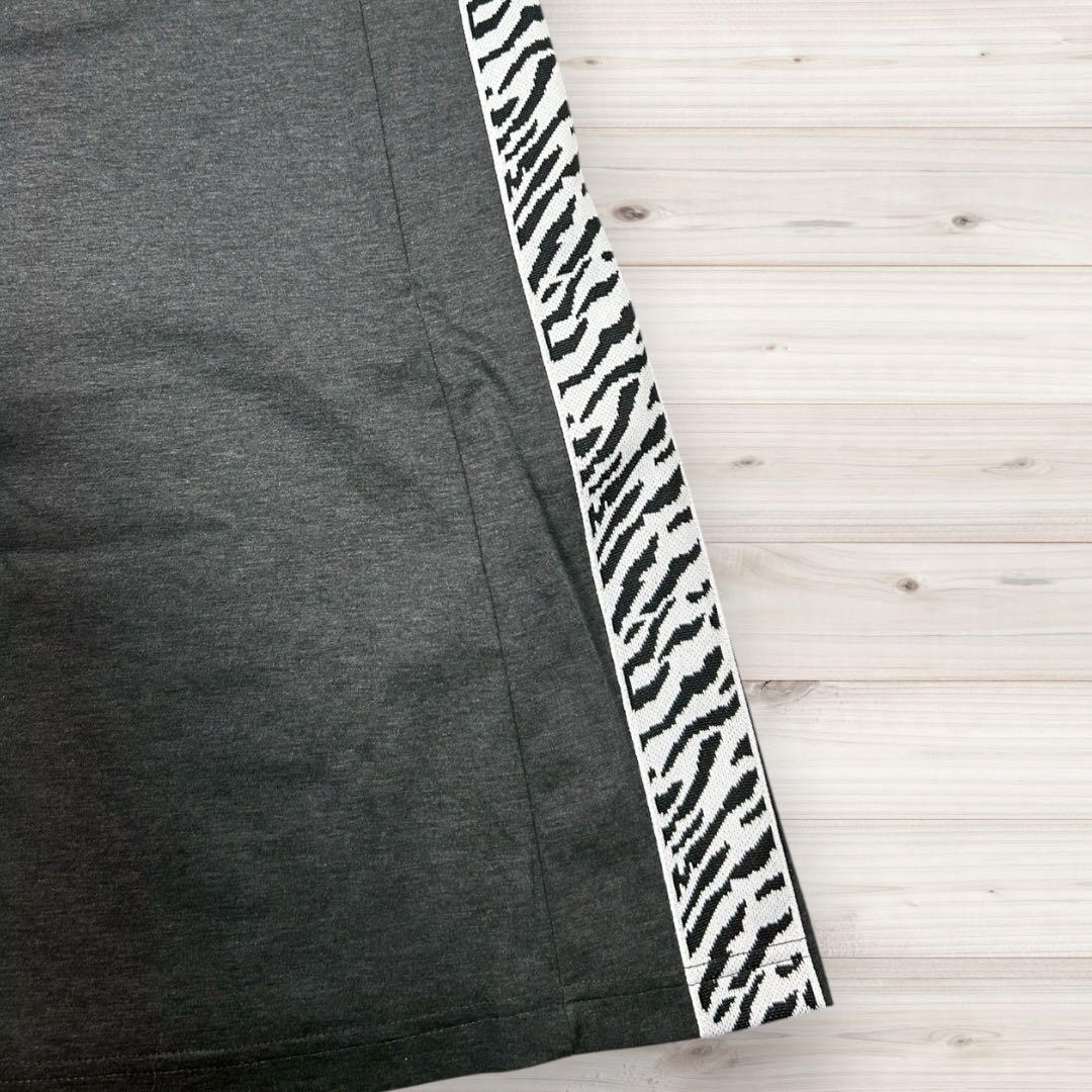 新品タグ付】ニューバランスゴルフ ゼブラ柄サイドライン ワンピース グレー 0