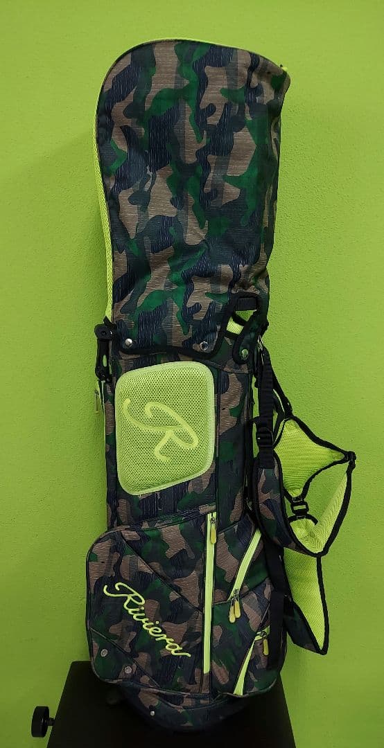 MN-2302-160☆Riviera リビエラ　キャディバッグ　スタンド　迷彩