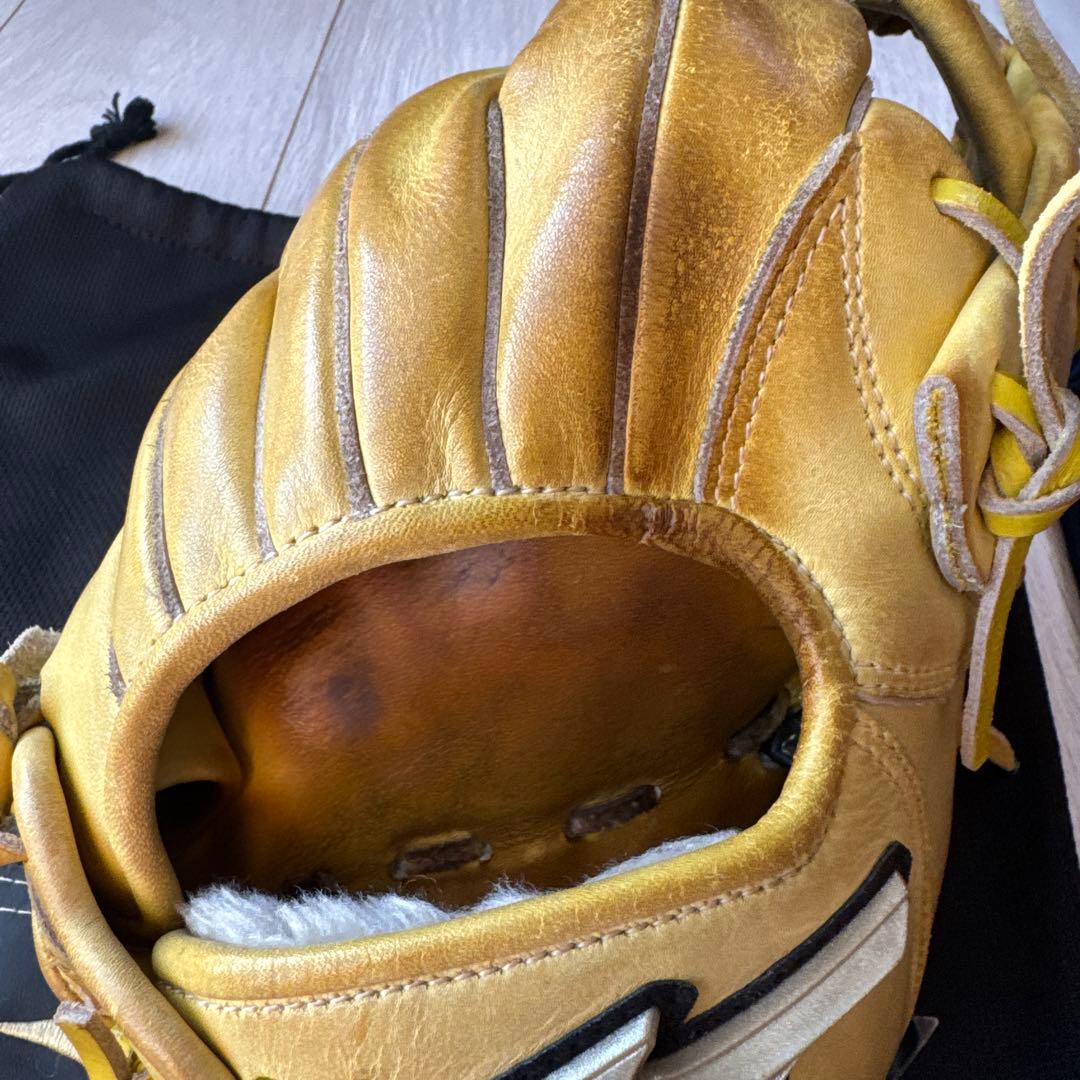 ミズノ、グローバルエリートトレーニング用グローブ、軟式用内野手グローブ