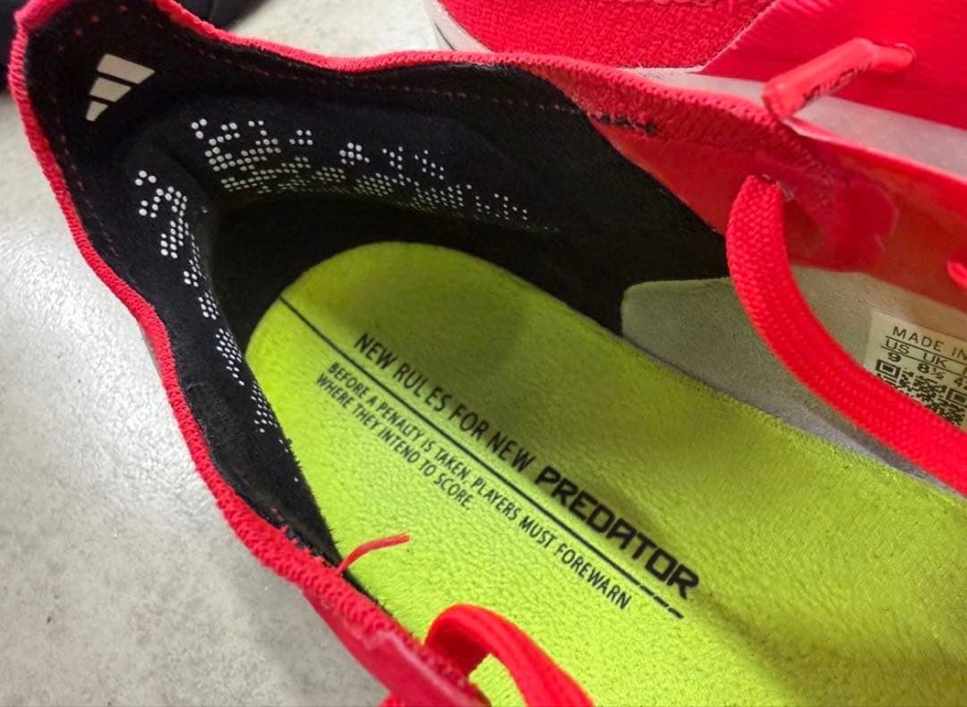 アディダス プレデター ELITE FT AG(レッド×ブラック×ホワイト)