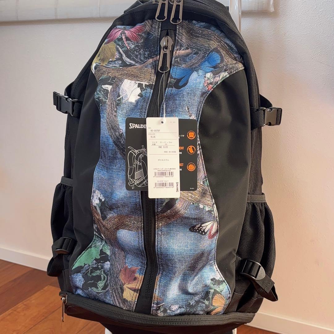 新品　 SPALDING バスケット ケイジャー バタフライ プレイド