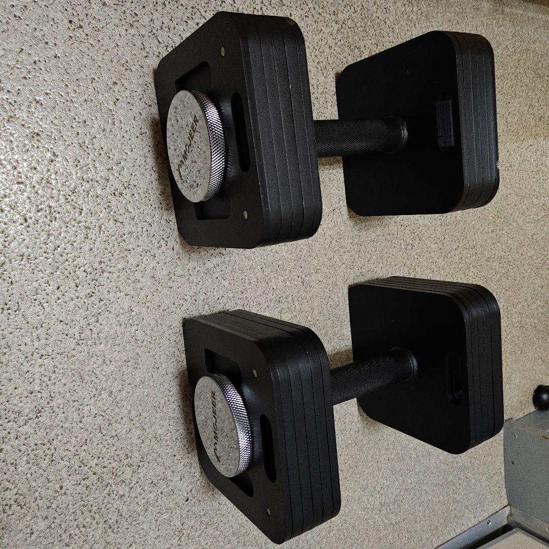 MOJEER 四角い 可変式ダンベル 24kg １つ その1