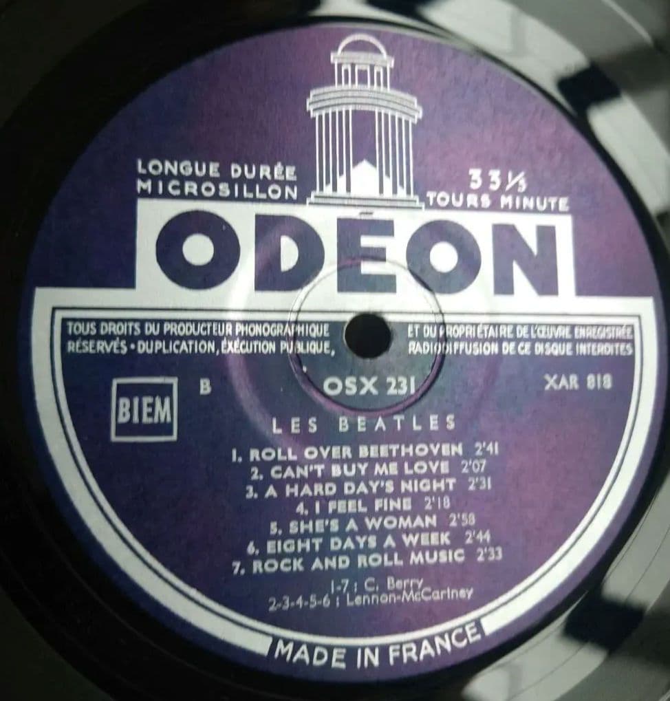 極希少フランス初回MONOThe BeatlesLes Beatles