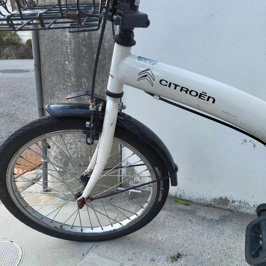 CITROENシトロエン折り畳み電動アシスト自転車 20インチ　ジャンク