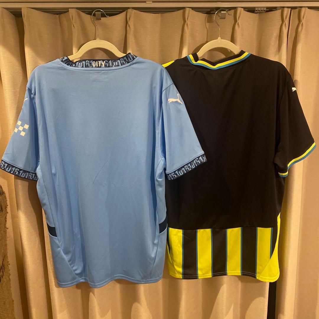 出*金様 マンチェスターシティ ユニフォーム 24/25ホーム&アウェイ サイズ