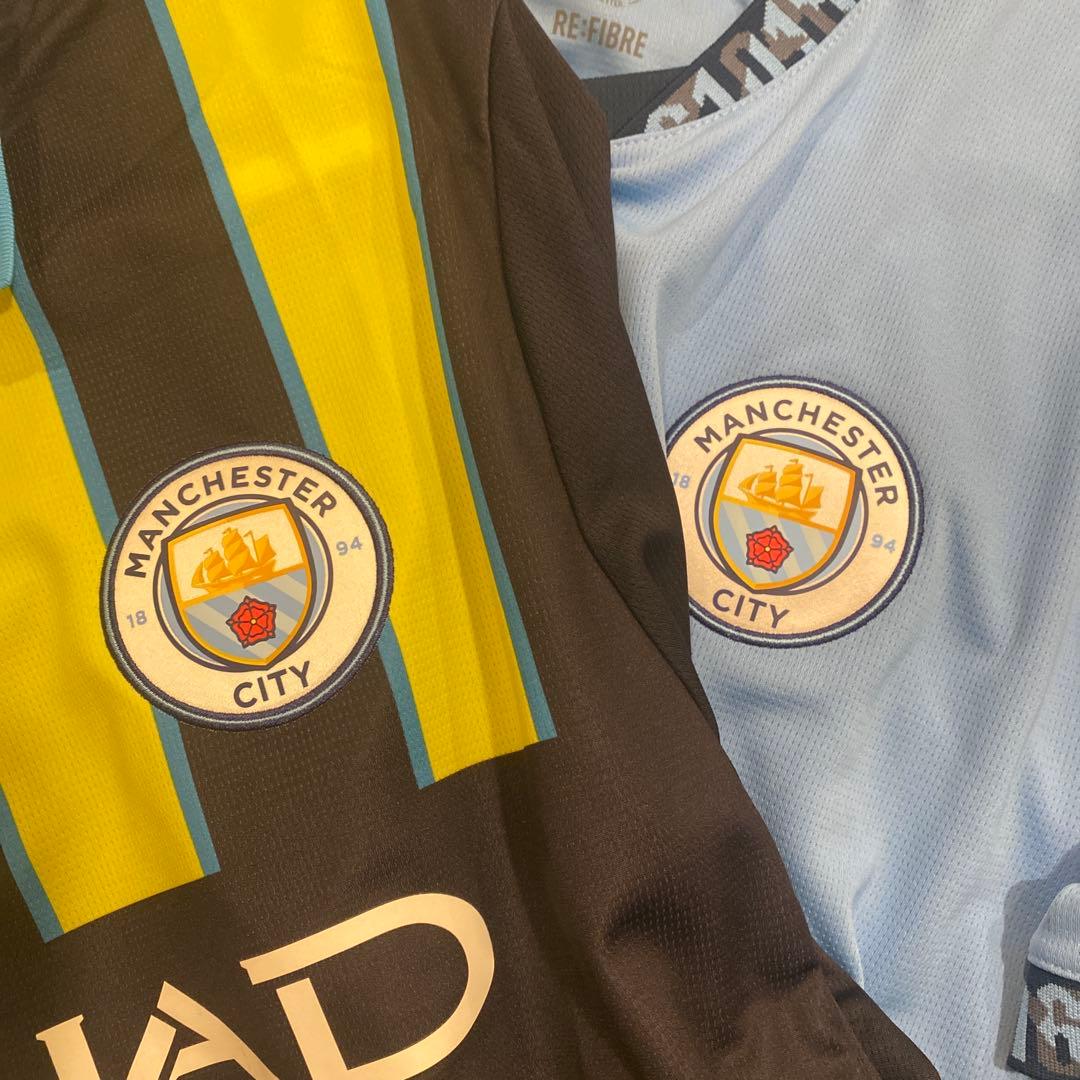 出*金様 マンチェスターシティ ユニフォーム 24/25ホーム&アウェイ サイズ