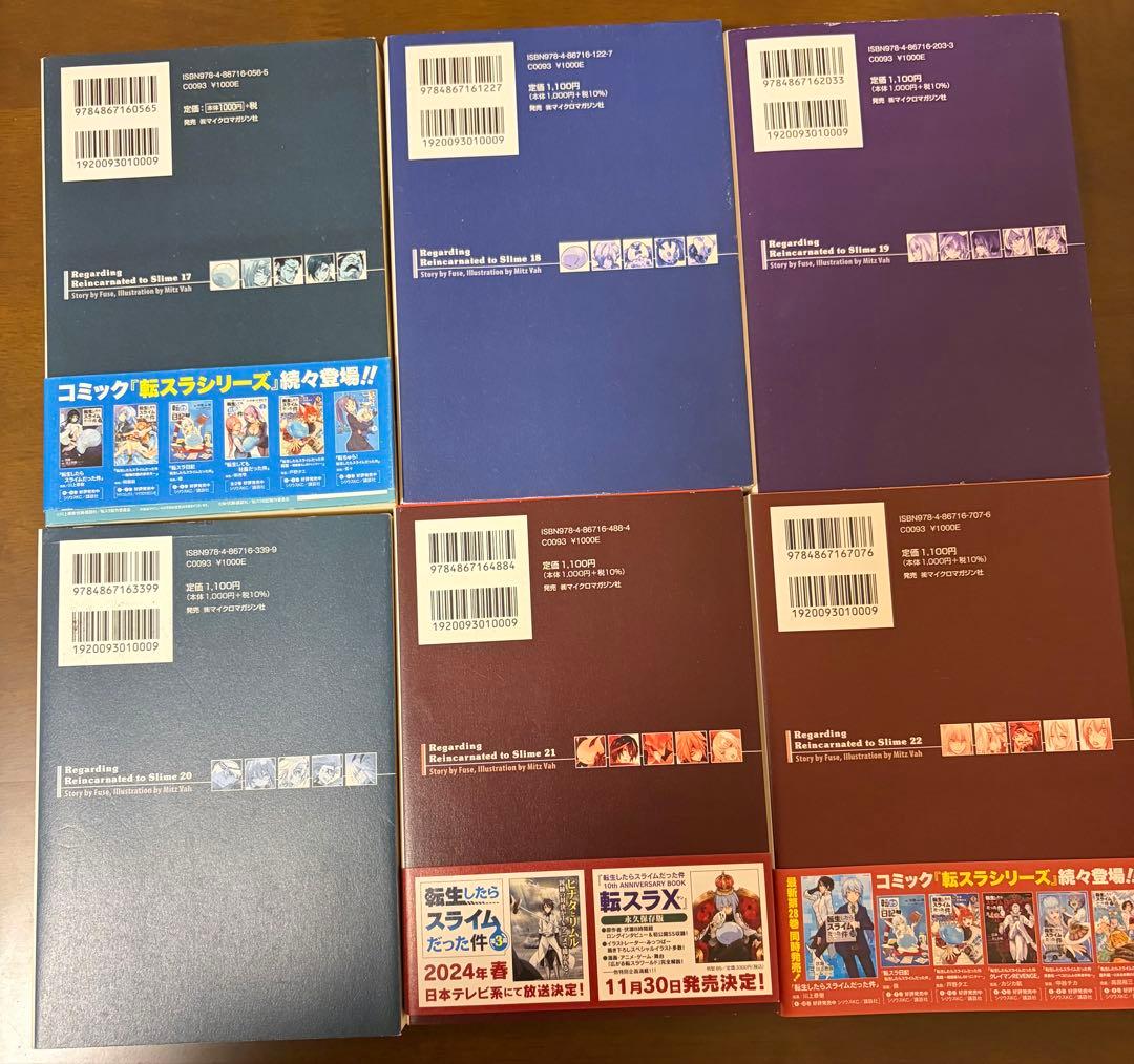 転生したらスライムだった件 1巻〜22巻セット＋8.5巻13.5巻