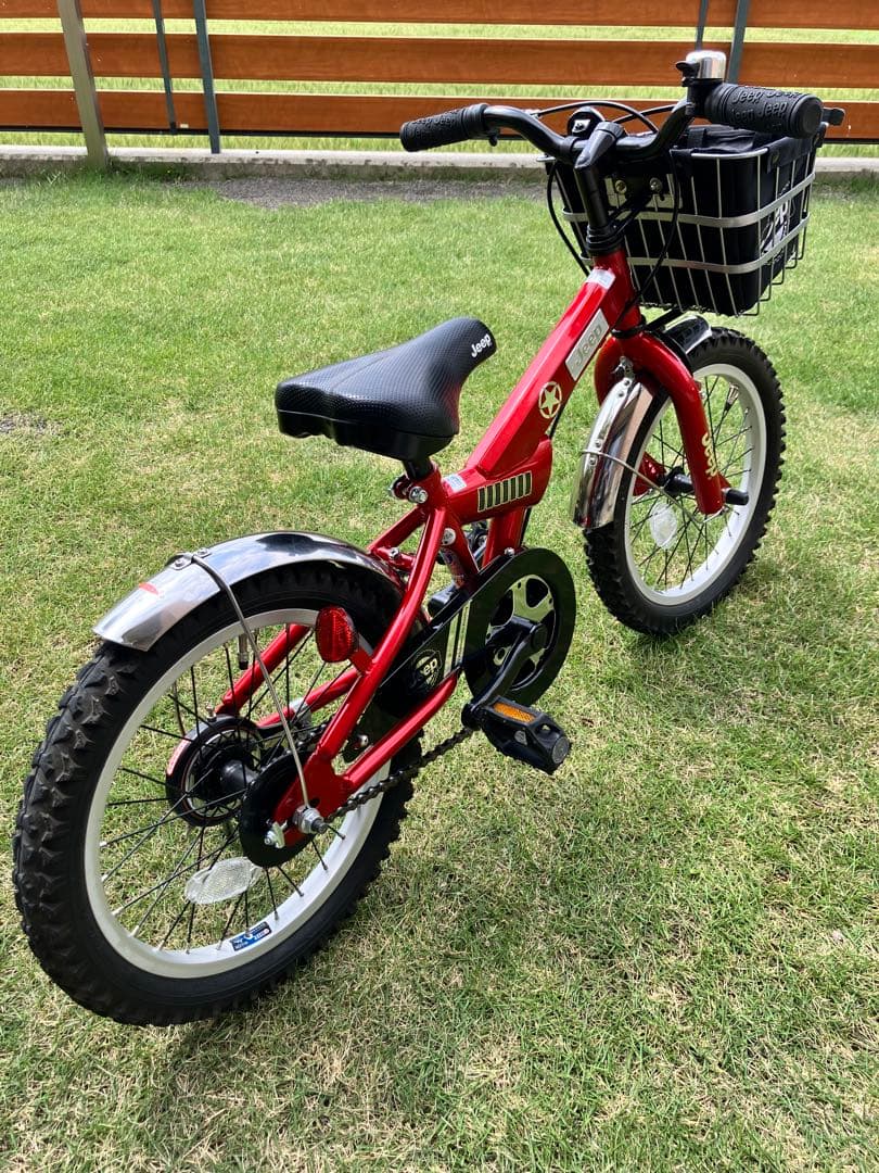 ジープ JEEP 16インチ 幼児用自転車 補助輪あり 愛知県引き取り限定
