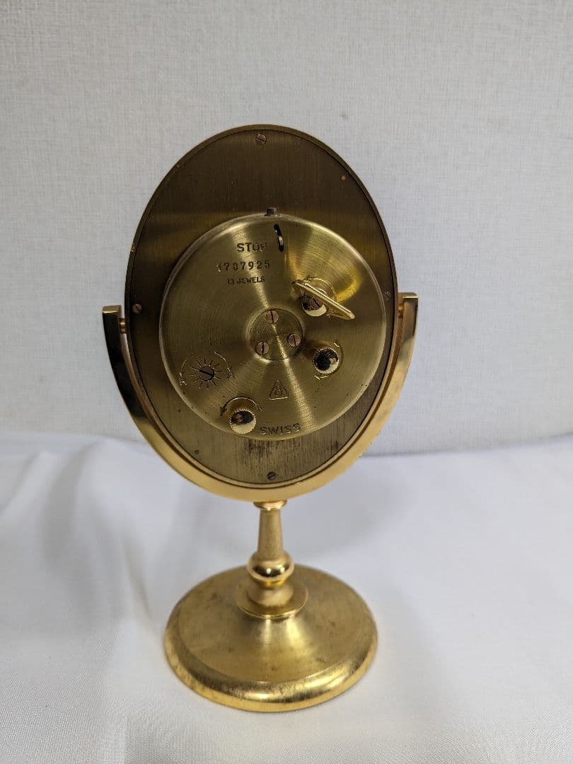 【ジャンク品】 BUCHERER IMHOF ブッフェラー インホフ 置時計