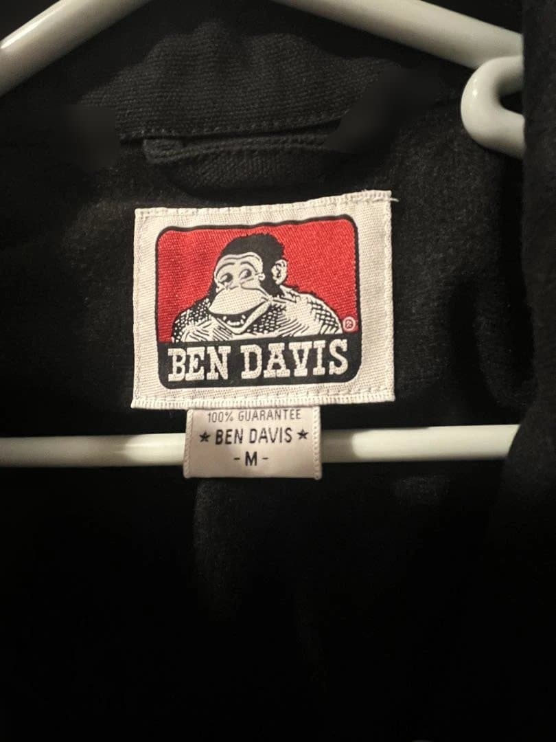 BEN DAVIS 黒 ジッパージャケット Mサイズ