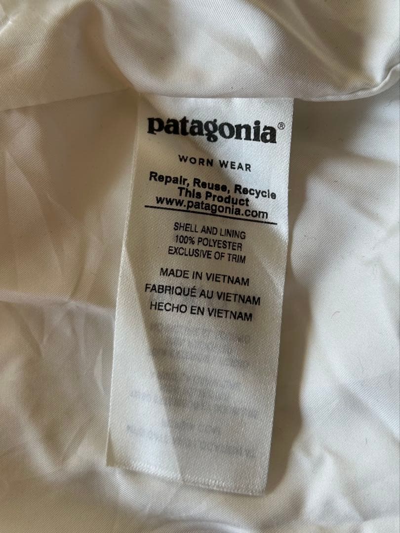 【美品】パタゴニア ロスガトスベスト　ボア ベスト ホワイト　M 前開き