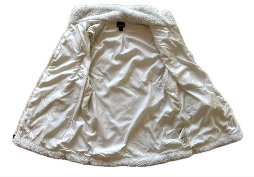 【美品】パタゴニア ロスガトスベスト　ボア ベスト ホワイト　M 前開き