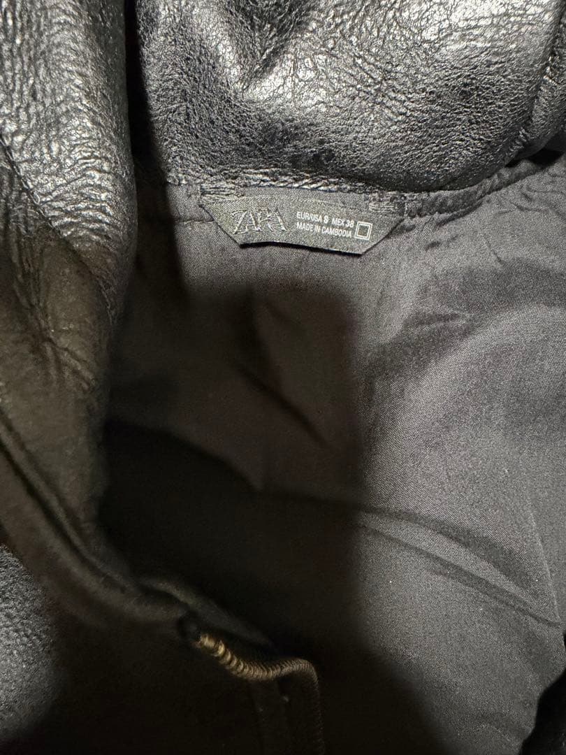 【完売品】ZARA レザージャケット Sサイズ