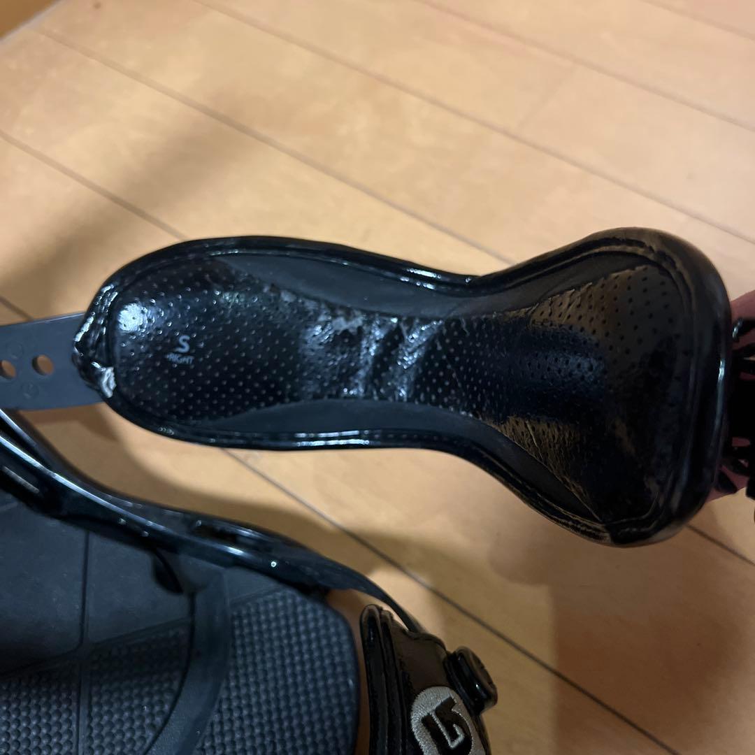 ゆでたまご　CUSTOM スノーボード ビンディング ブラック S