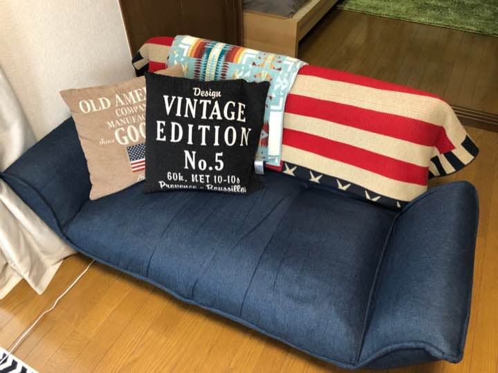 カウチソファ リクライニングソファ