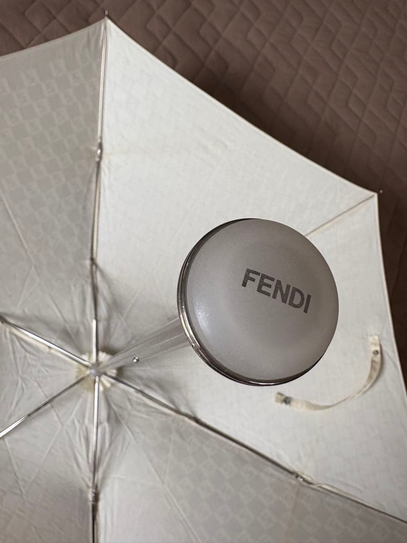FENDIムーンバット 晴雨兼用 Fロゴ折りたたみ傘 コンパクトサイズ
