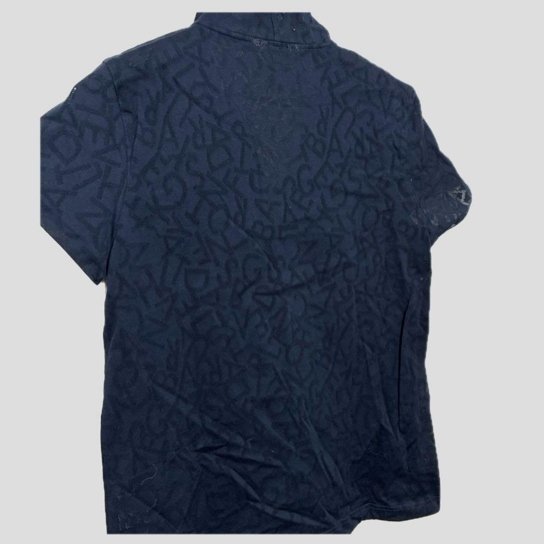 【日本製】adabat アダバット　ゴルフ 半袖 ハーフジップ シャツ M 美品