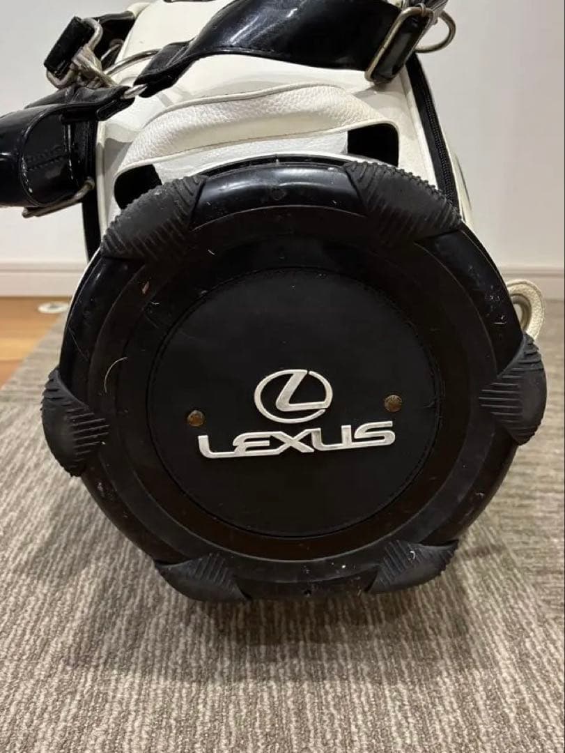 LEXUS レクサス キャディバッグ ホワイト/ブラック