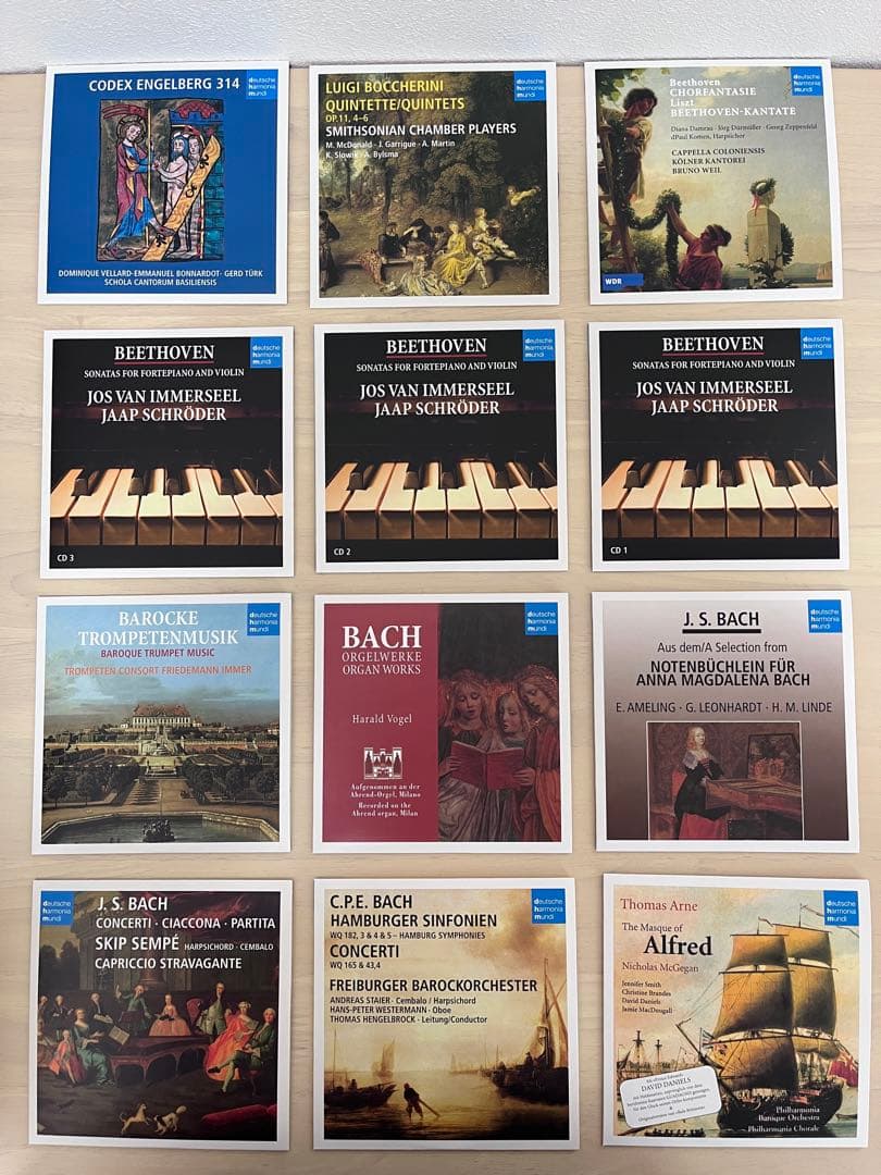 ドイツ・ハルモニア・ムンディ５０枚組ボックス