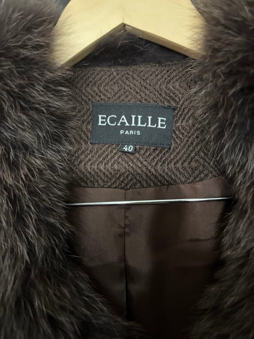 ECAILLE ブラウン ジャケットスカート　セットアップ