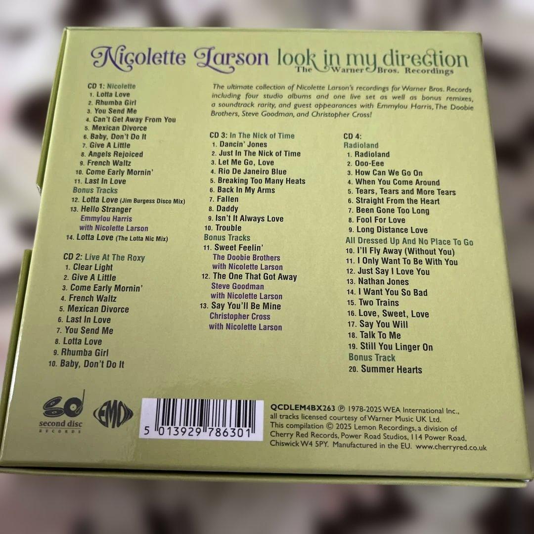 Nicolette Larson look in my direction4枚組