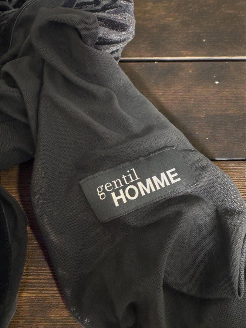 gentil 黒ラテンシャツ M 新品タグ付 競技社交ダンス用