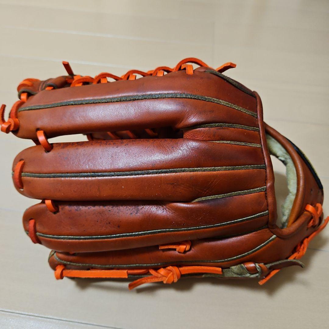 希少！信義作刻印入りビッグMミズノプロオーダー外野手用