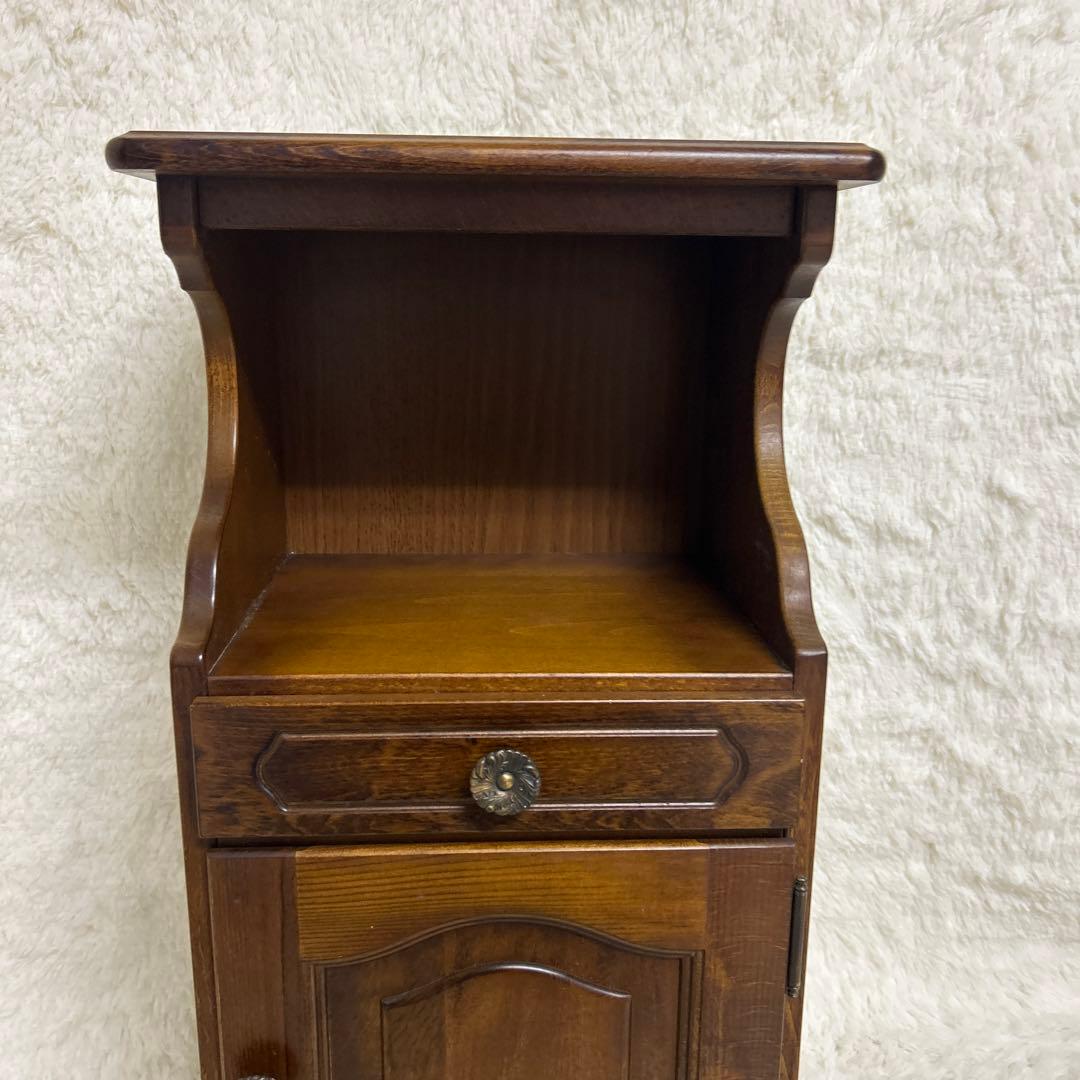 【美品】カリモク 電話台 花台 サイドテーブル レトロ ヴィンテージ