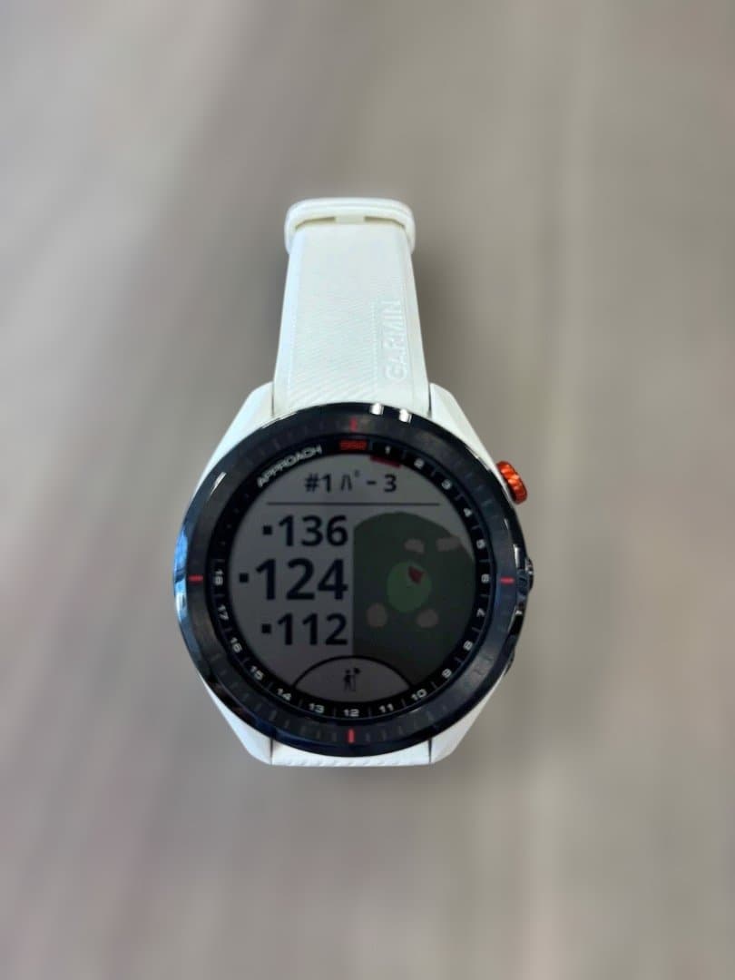 Garmin Approach S62ホワイト GPSゴルフウォッチ 動作確認済
