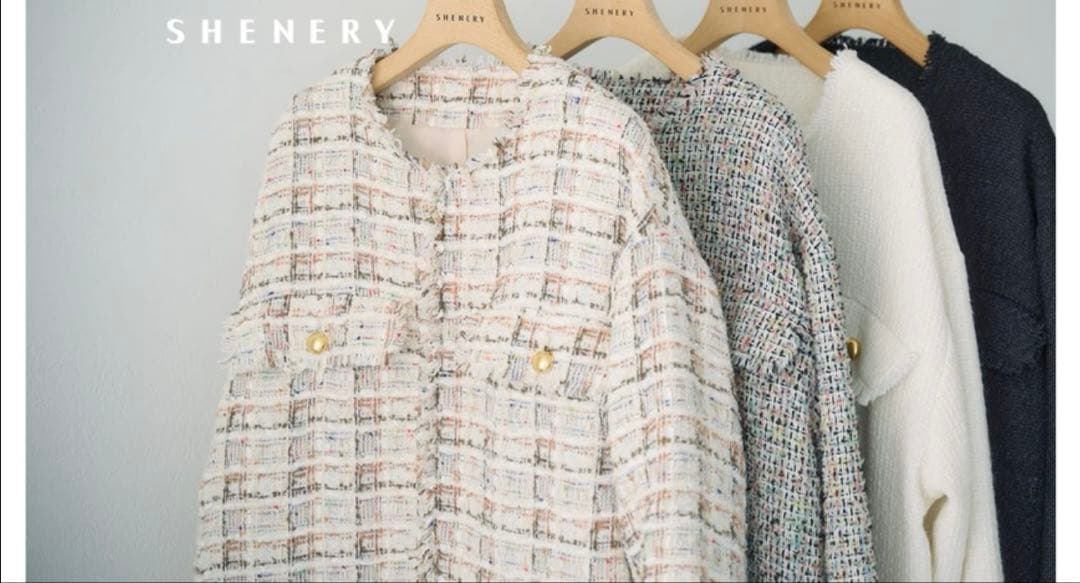 ⭐︎3日間限定 新品未使用　SHENERY シーナリー　ツイードジャケット