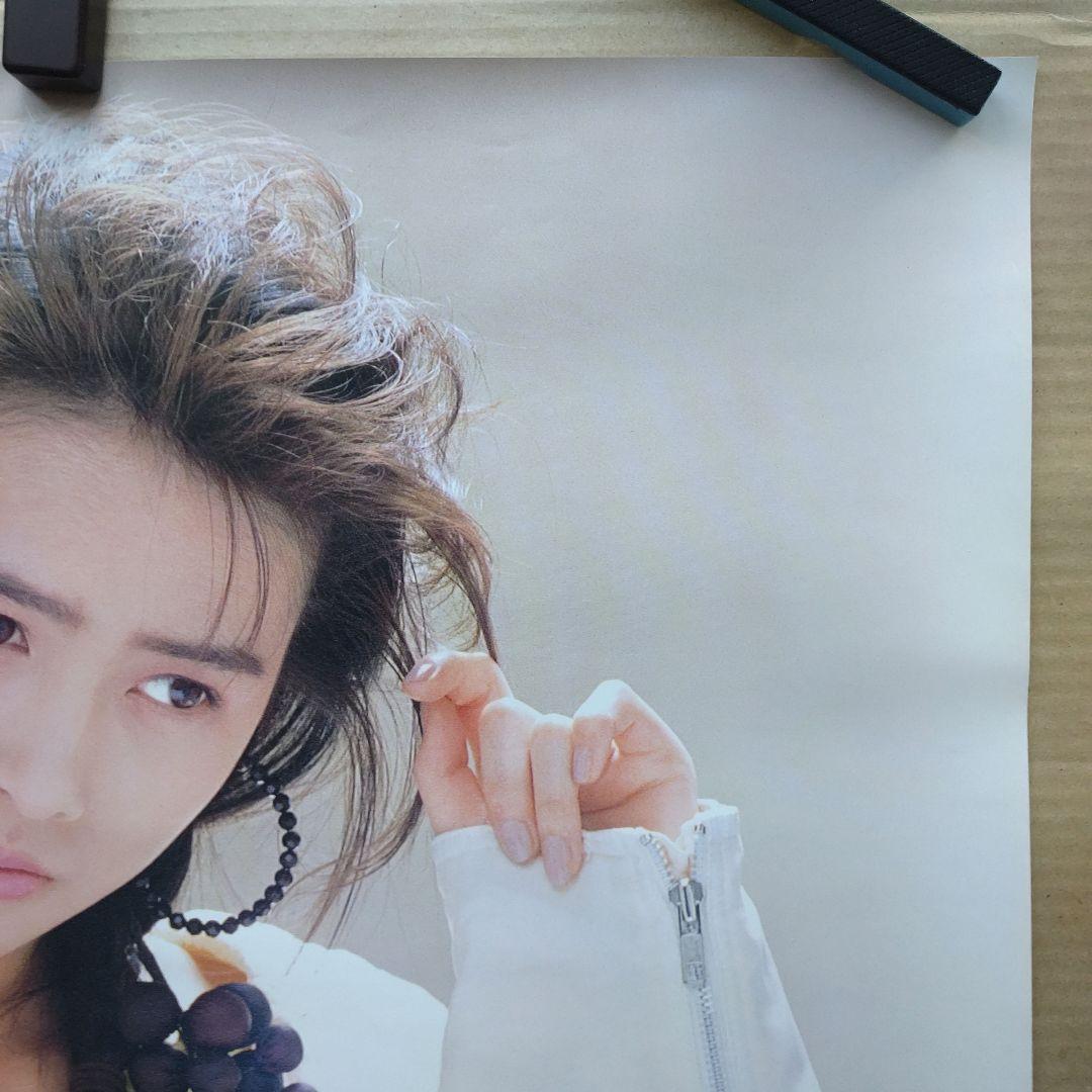 工藤静香／恋一夜 新品 店頭告知ポスター 80年代当時物 美品 レア