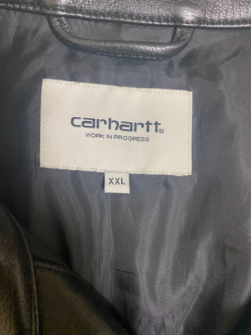 【超希少/本革】Carhartt leather Chore Coat 2XL
