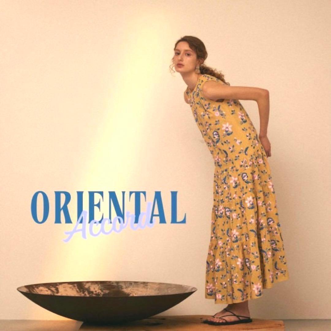 【25年 極美品】グレースコンチネンタル ティアードロングワンピース 花刺繍