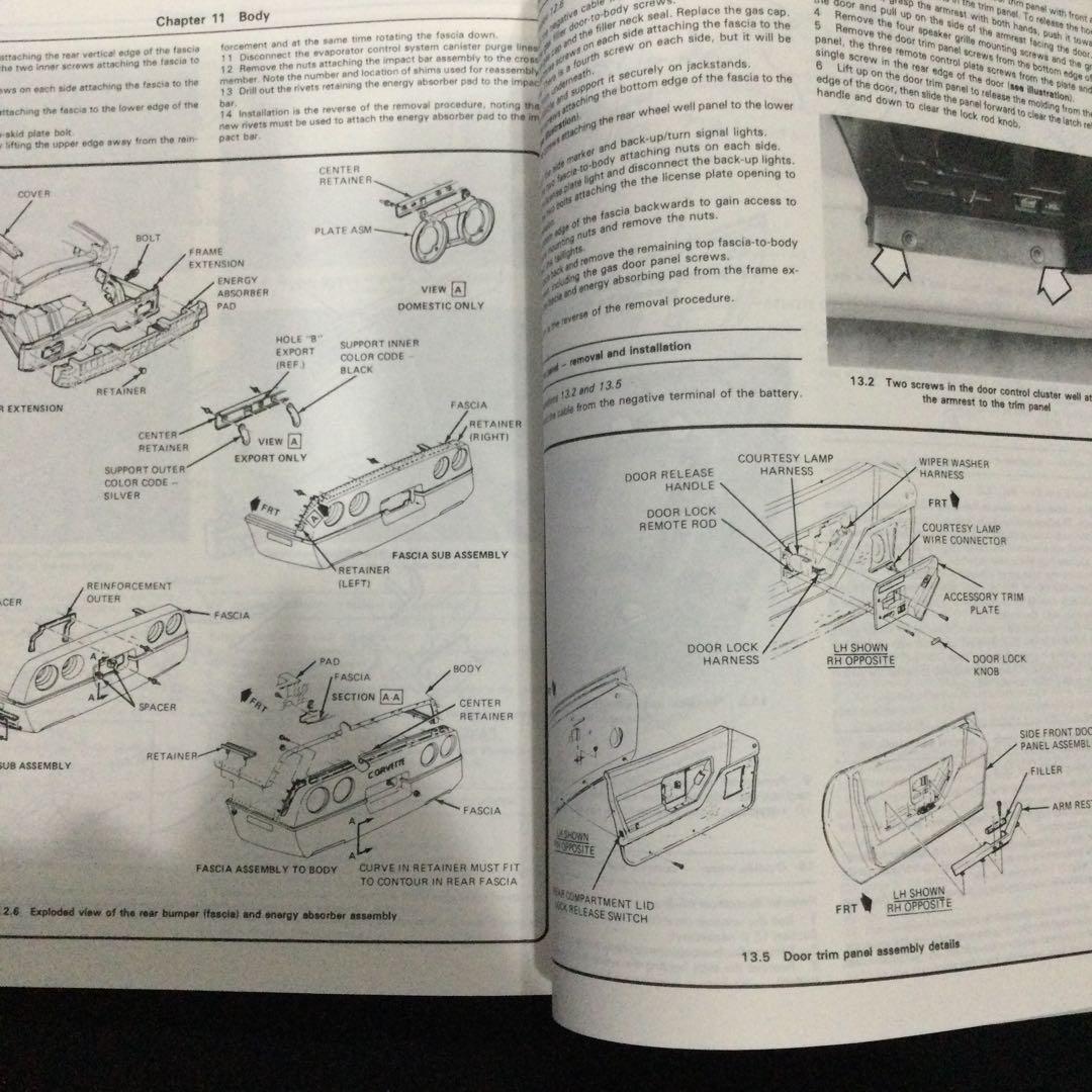 シボレー　コルベット　洋書　ヘインズ　マニュアル　修理　Corvette 車