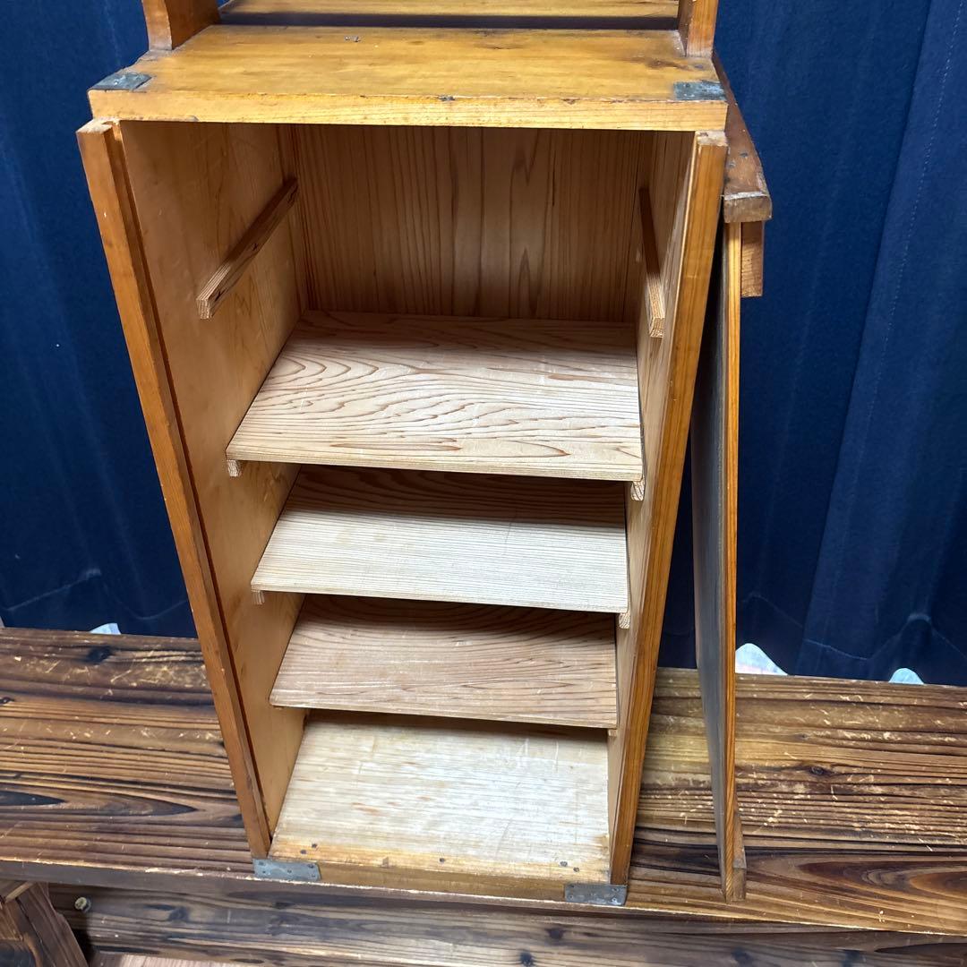 昭和レトロ 木製 おかもち 出前 ヴィンテージ