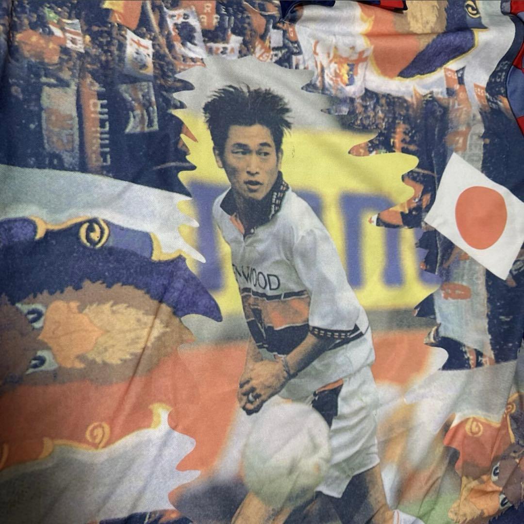 極美品 三浦知良 ジェノア ユニフォーム XLサイズ キングカズ 長袖