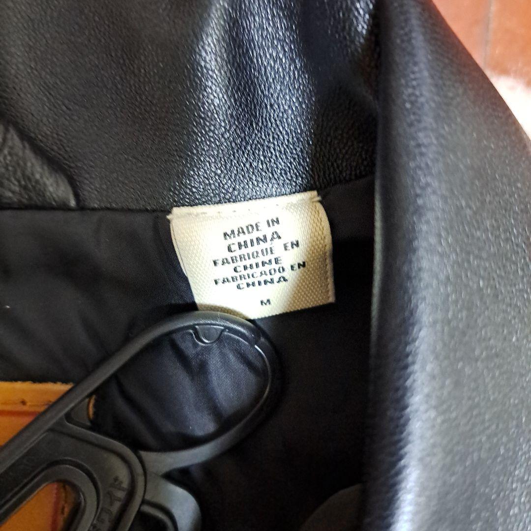 Levi's　プレミアムブラック　タイプⅡ　トラッカーレザージャケット