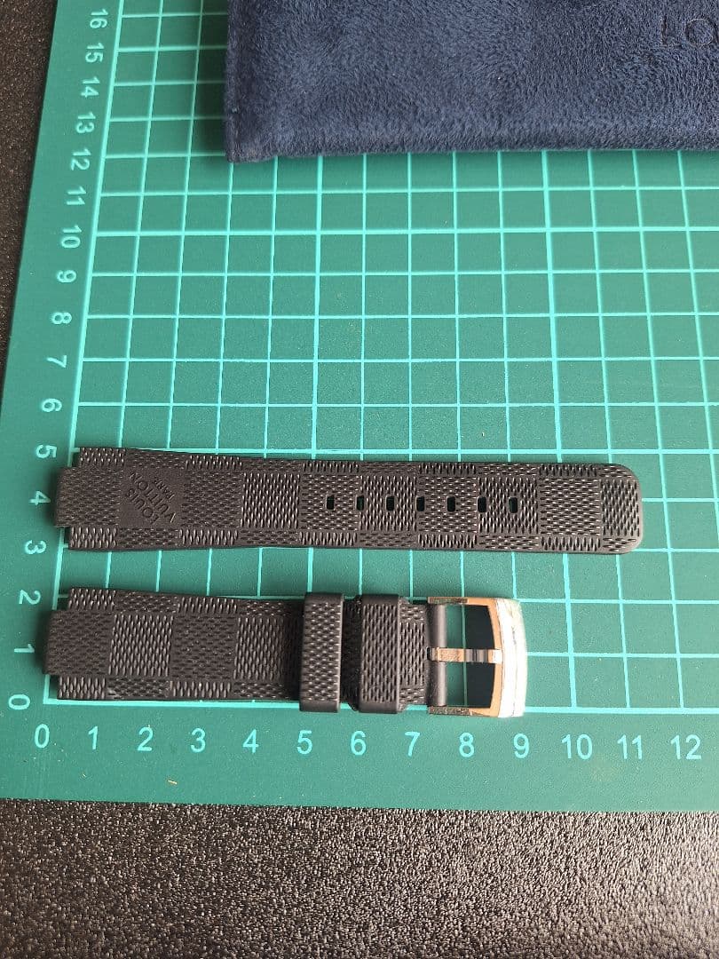 ルイヴィトン時計タンブール換えベルト (ダミエ)　ワンタッチ式