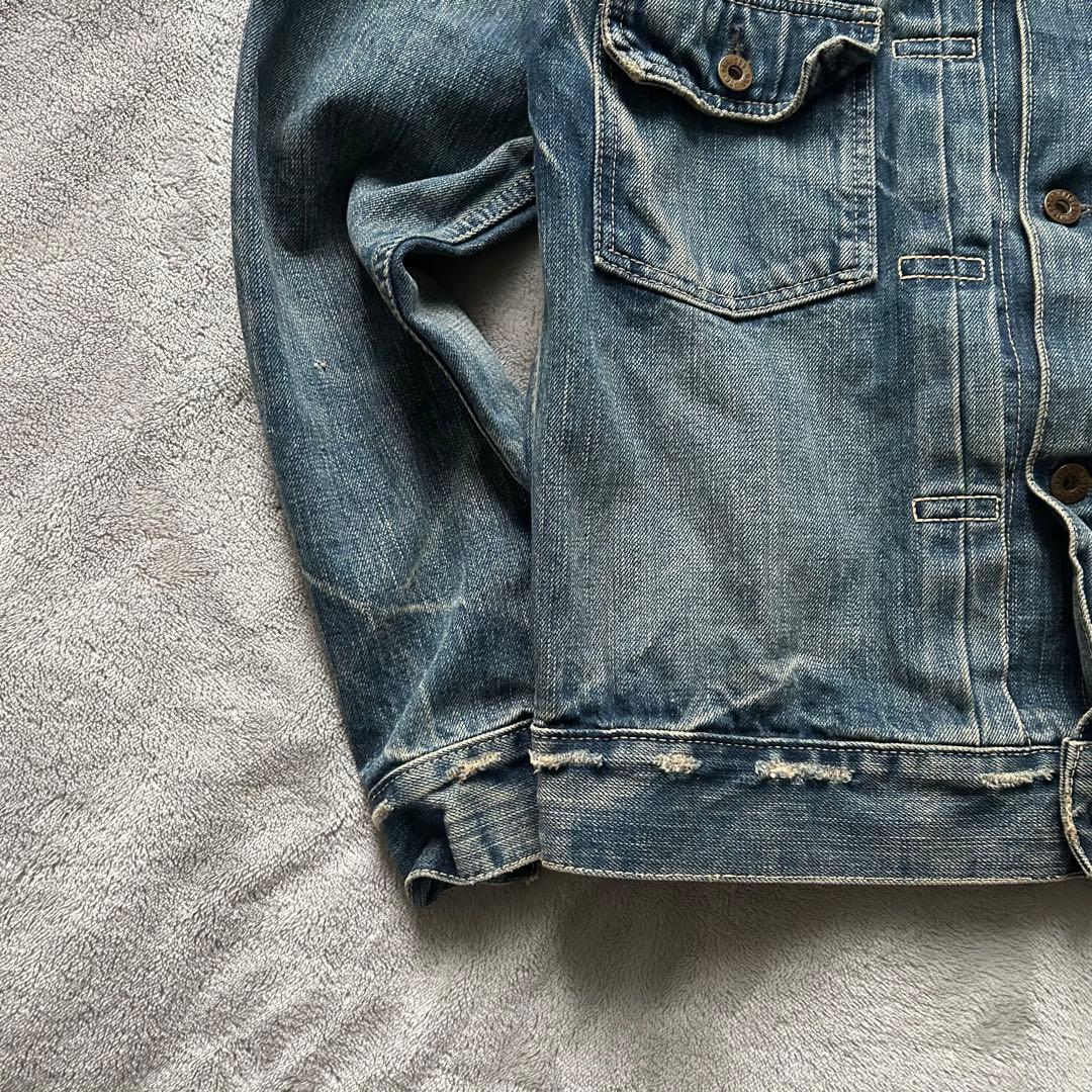DOMINGO 2nd タイプ ダメージ加工 デニムジャケット サイズ3