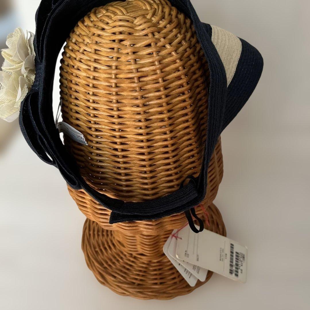 未使用　さえら　ポテチーノ　サンバイザー　タグ付き　ヒスクローネ　アキアカネ